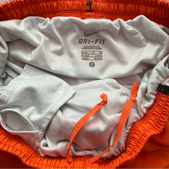 Nike Dri-Fit orange shorts - Picture 3 of 3